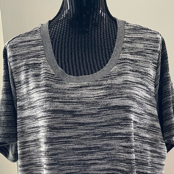 Vintage Heathered Knit Short Sleeve Top Size 2X - Picture 3 of 12